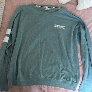 Pink teal long sleeve size M